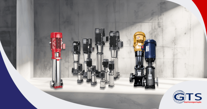 Bomba jockey instalada en sistema contra incendio para mantener la presión de la red